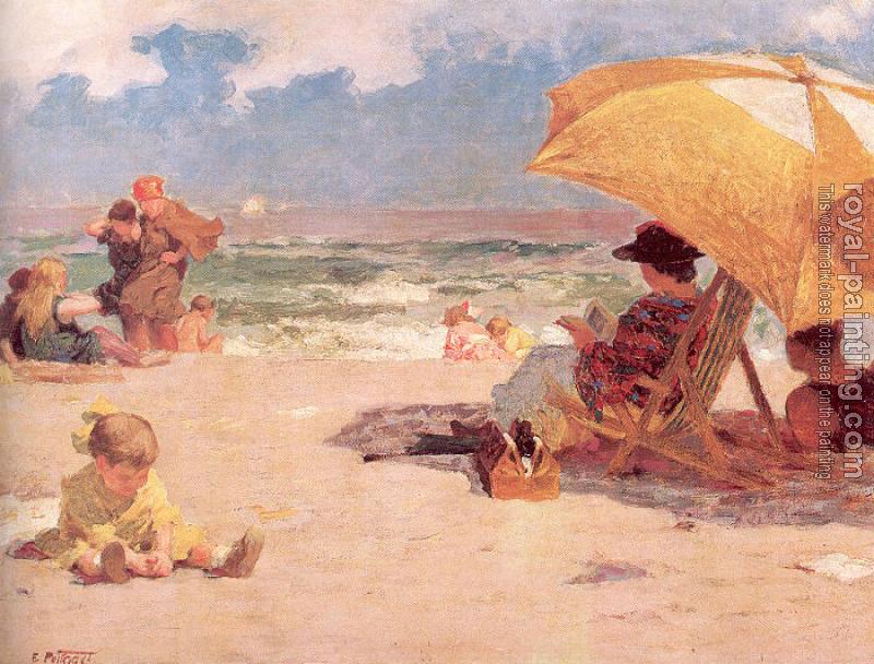 Edward Henry Potthast : At the Seaside